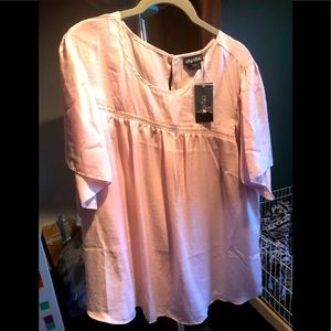 Blush colored blouse